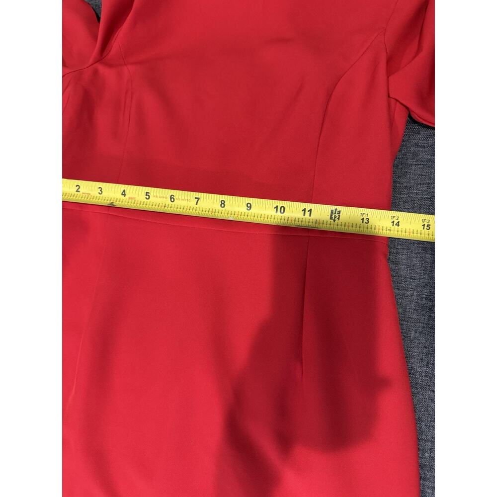 Lulus Red Sexy Romantic Mini Women's Dress Small Long Sleeve Cut Outs Modern - Picture 9 of 13